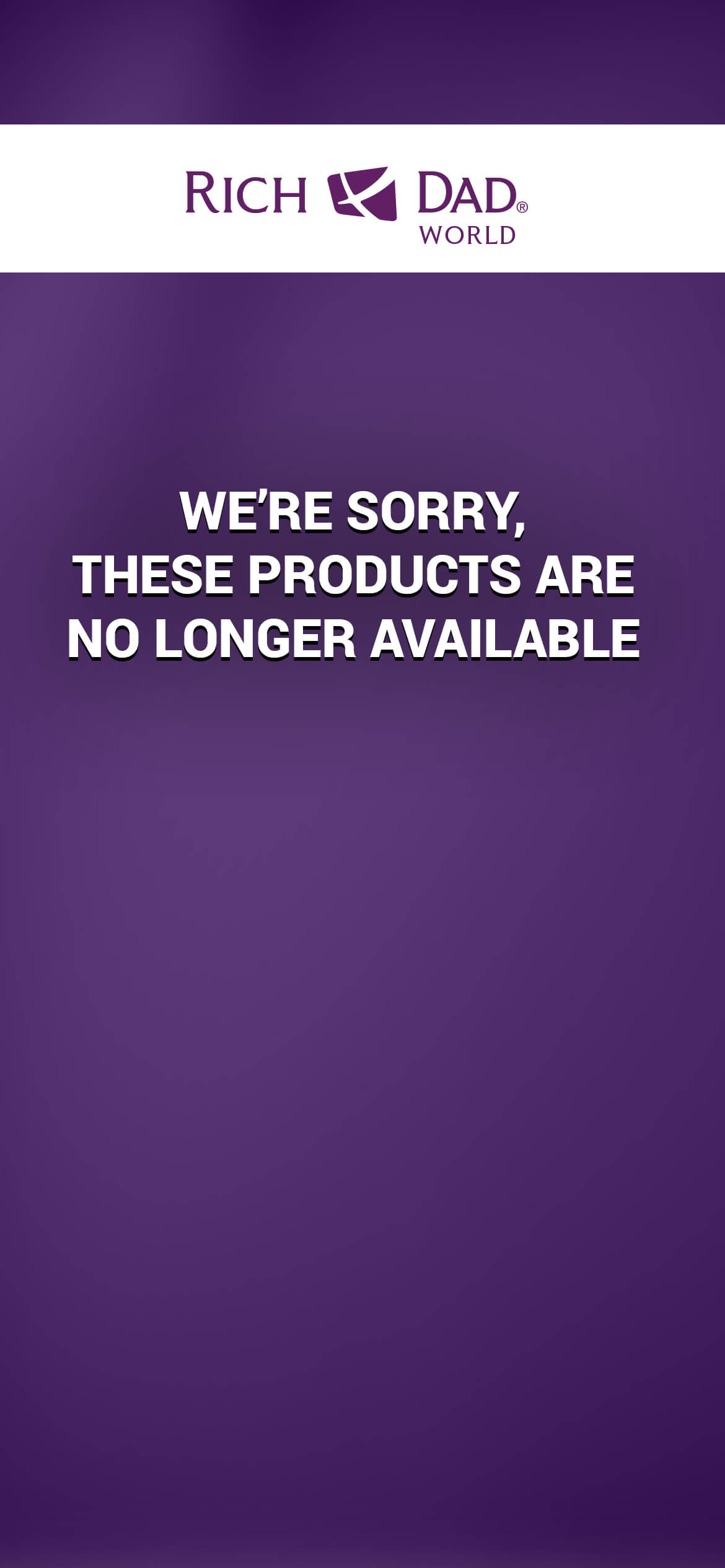 We're sorry, these products are no longer available